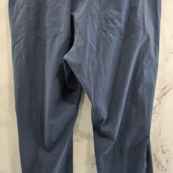 Travis Mathew Pants Men 40 Blue Straight Leg Performance Chino Golf Lightweight - Picture 7 of 12